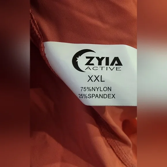 Zyia Active pink double racer bank tank, size XXL - Picture 5 of 5